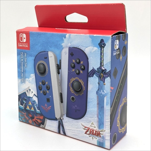 The Legend of Zelda Skyward Sword Joy-Con Pair - Komplet I Kasse - Nintendo Switch Tilbehør (B Grade) (Genbrug)